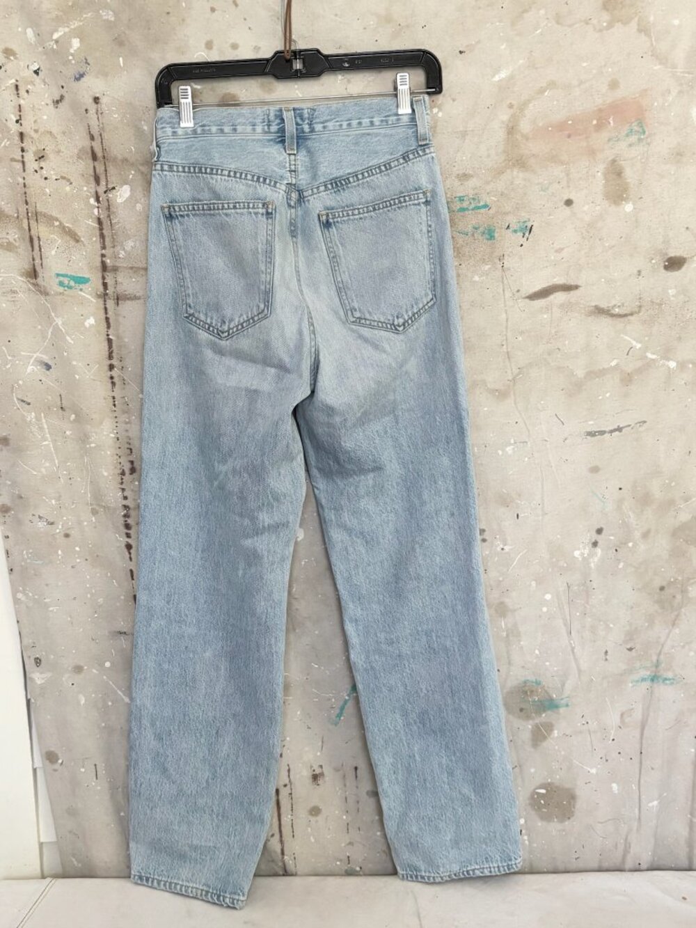Agolde Criss Cross Upsized Jean in Suburbia - Picture 5 of 8
